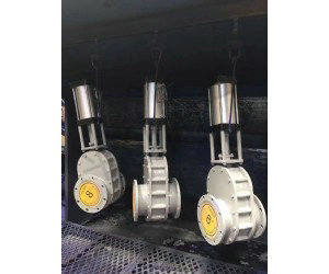 气动陶瓷双闸板阀2