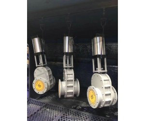 气动陶瓷双闸板阀2