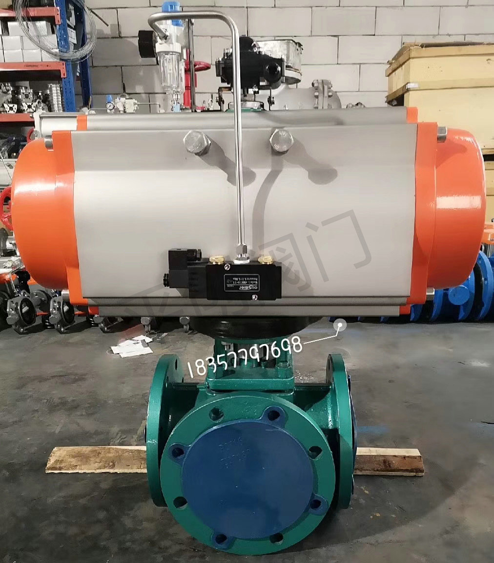 气动三通球阀 (1)