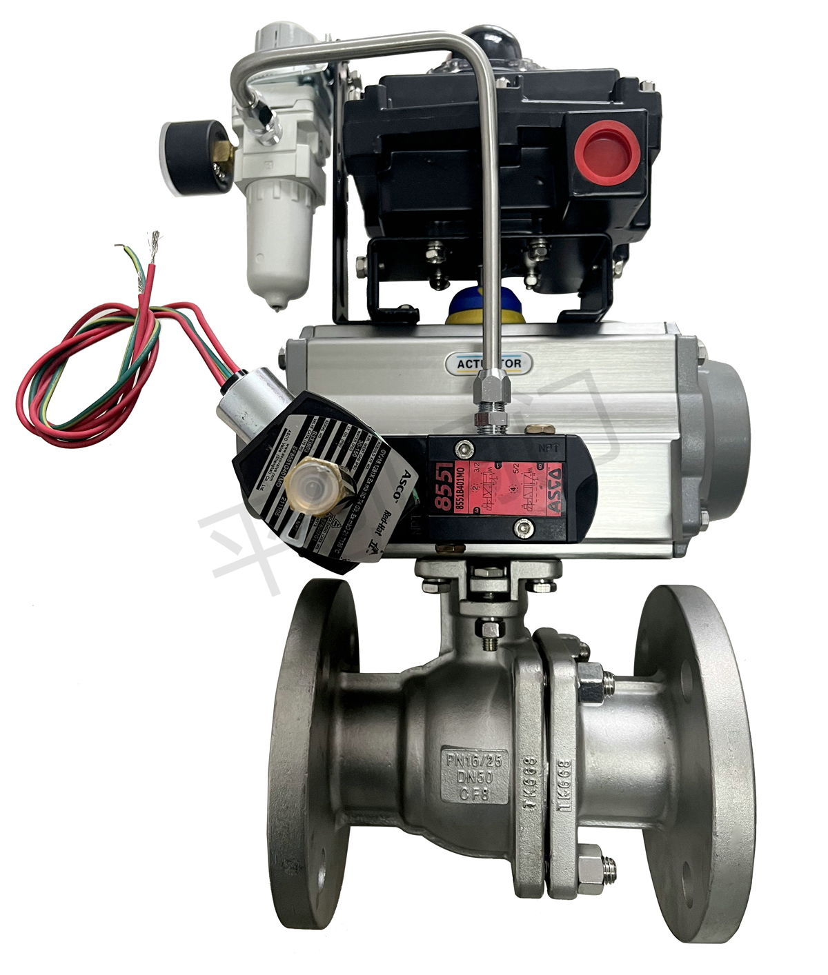 气动不锈钢高平台球阀