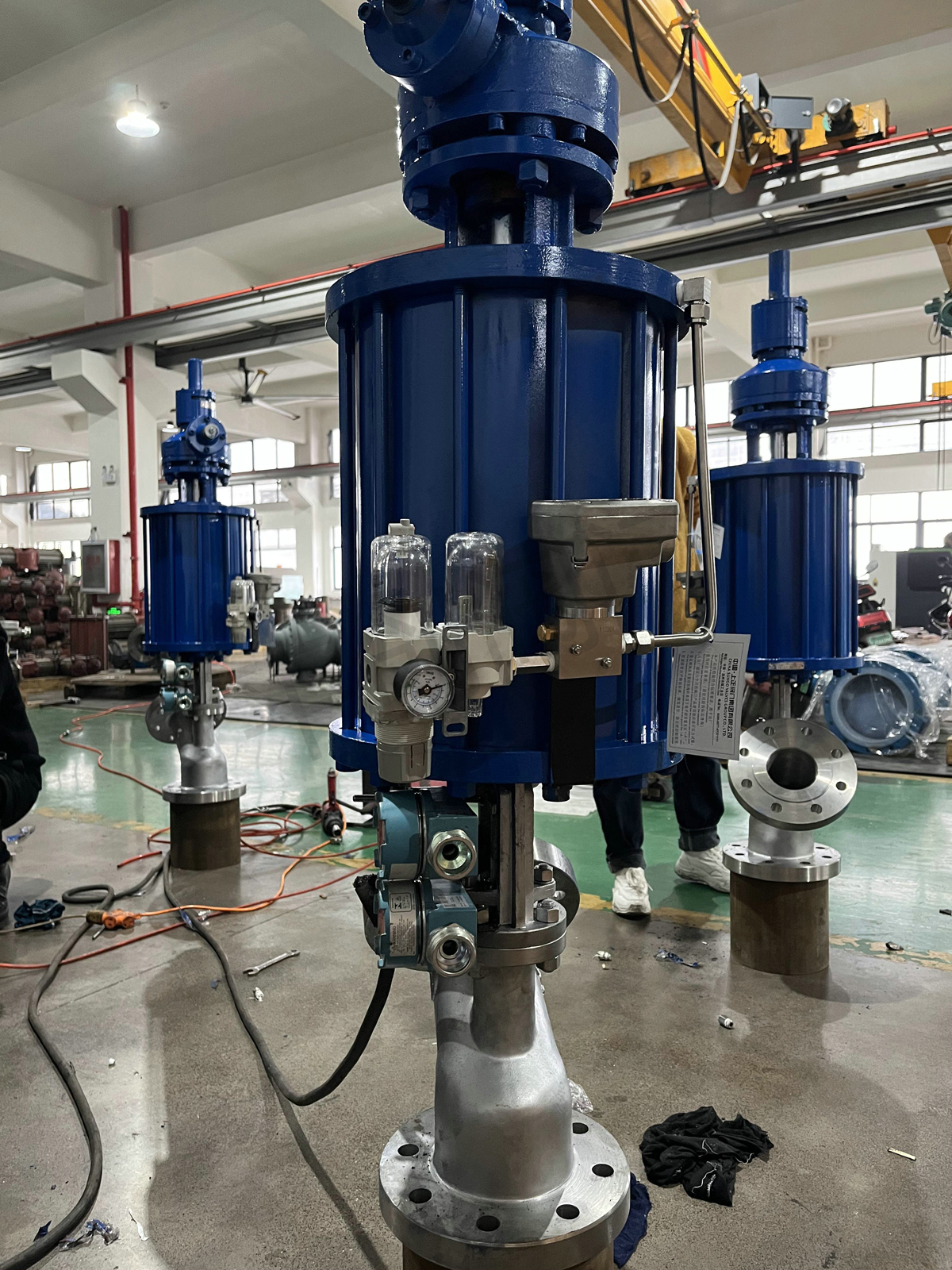 气动不锈钢上展式放料阀0