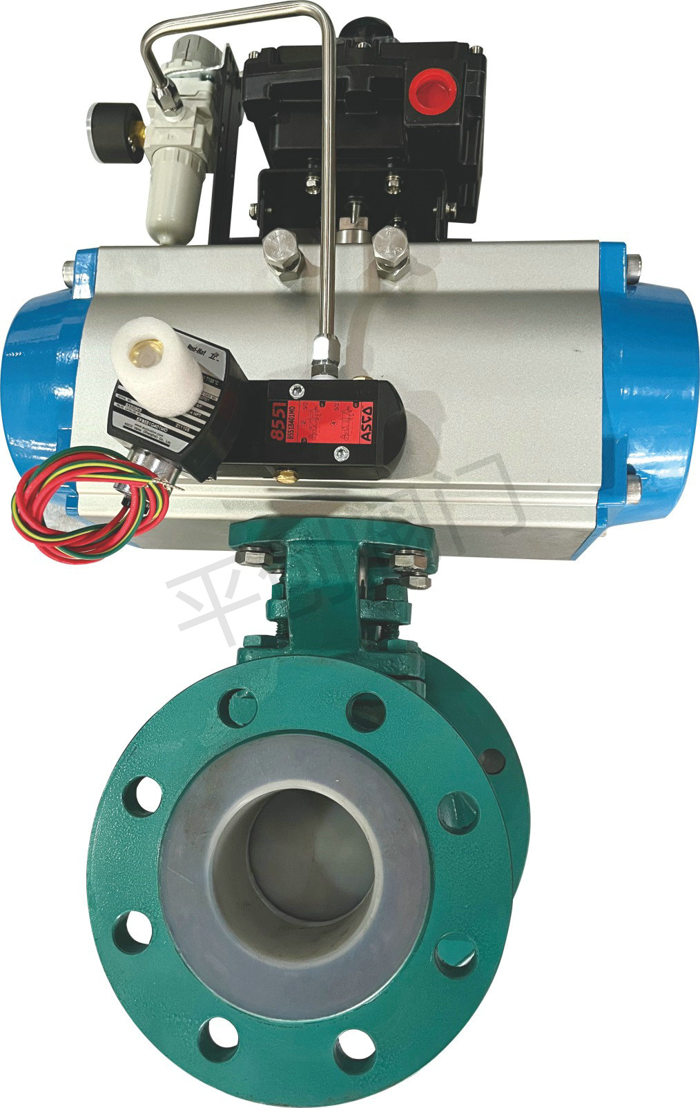 气动保温衬氟球阀