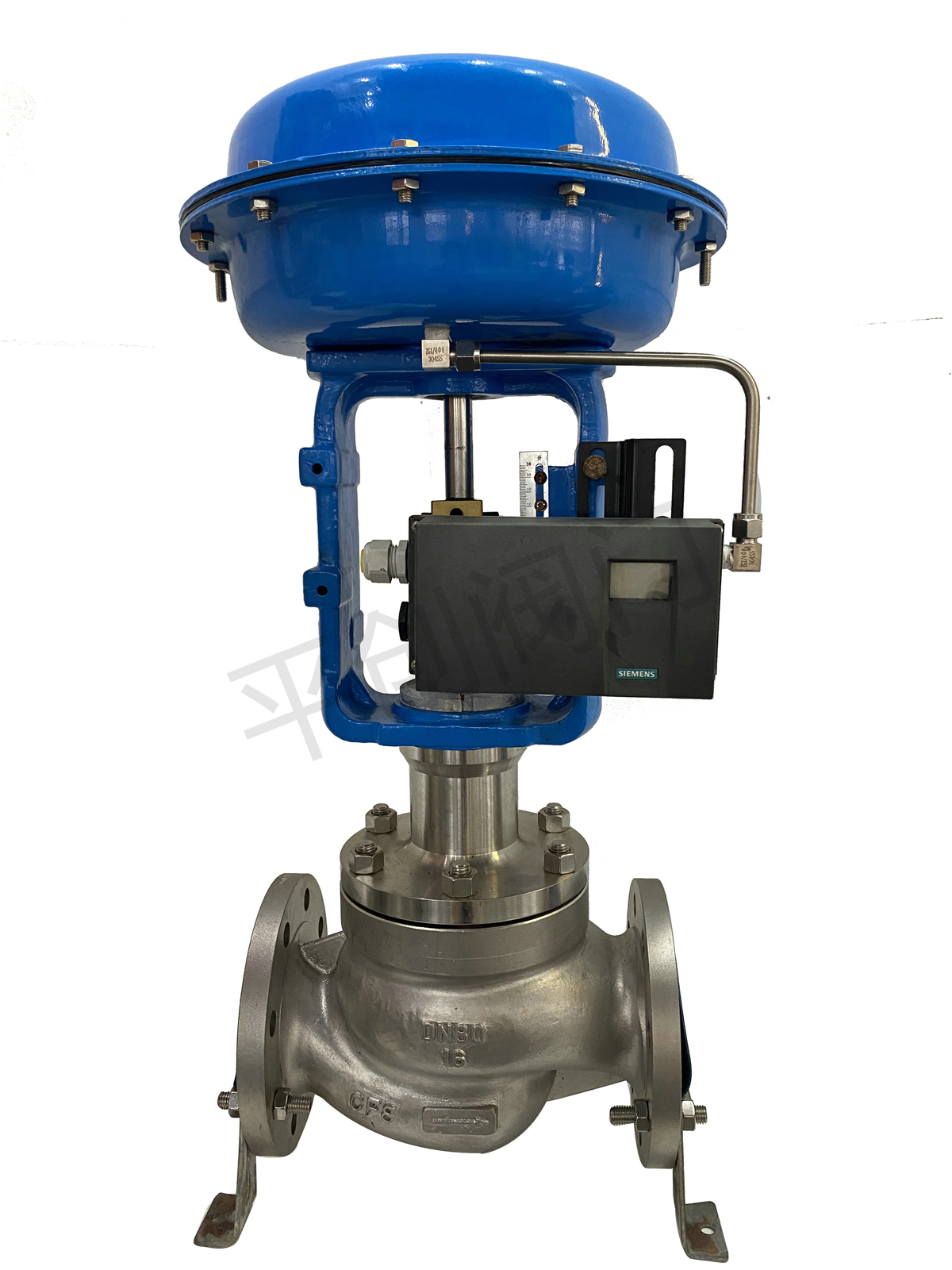 气动不锈钢调节阀带西门子定位器