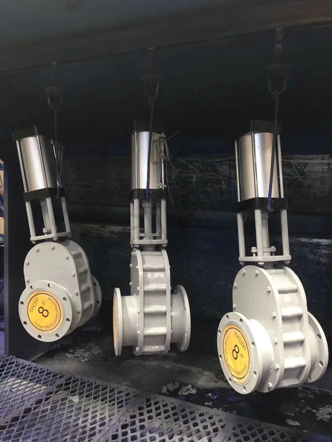 气动陶瓷双闸板阀2