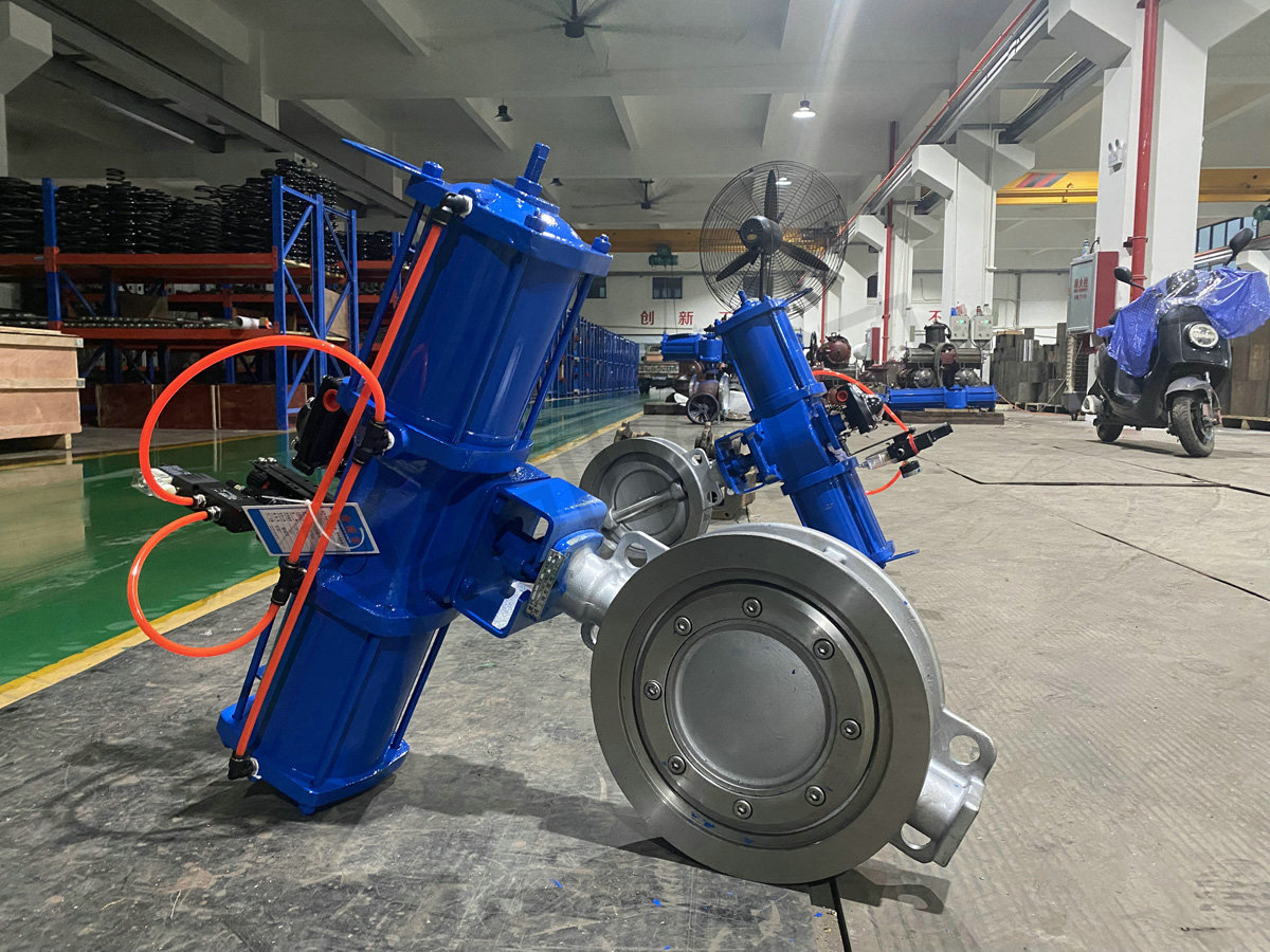 气动不锈钢硬密封蝶阀