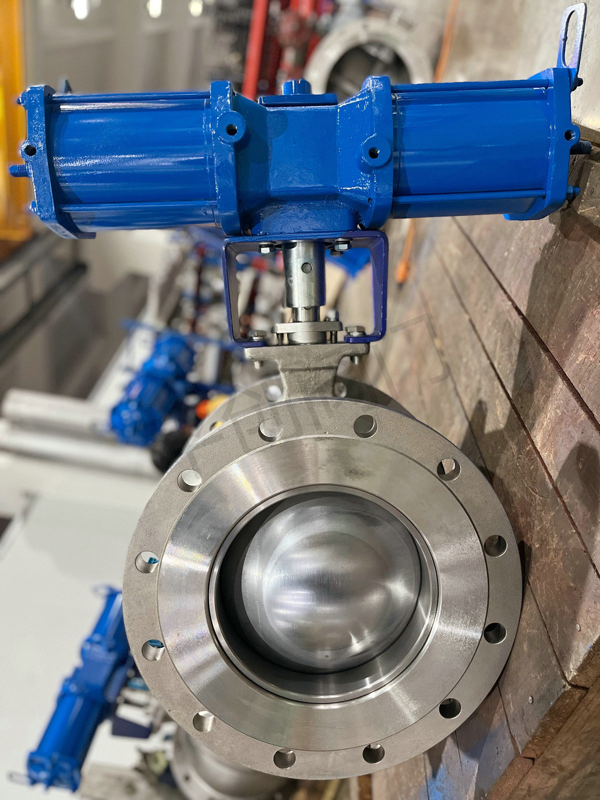 气动不锈钢偏心半球阀 1