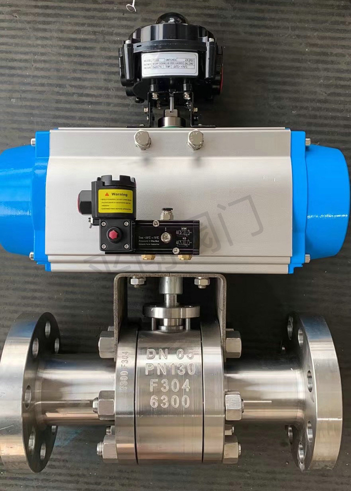 气动不锈钢锻钢球阀 Q641H-16P