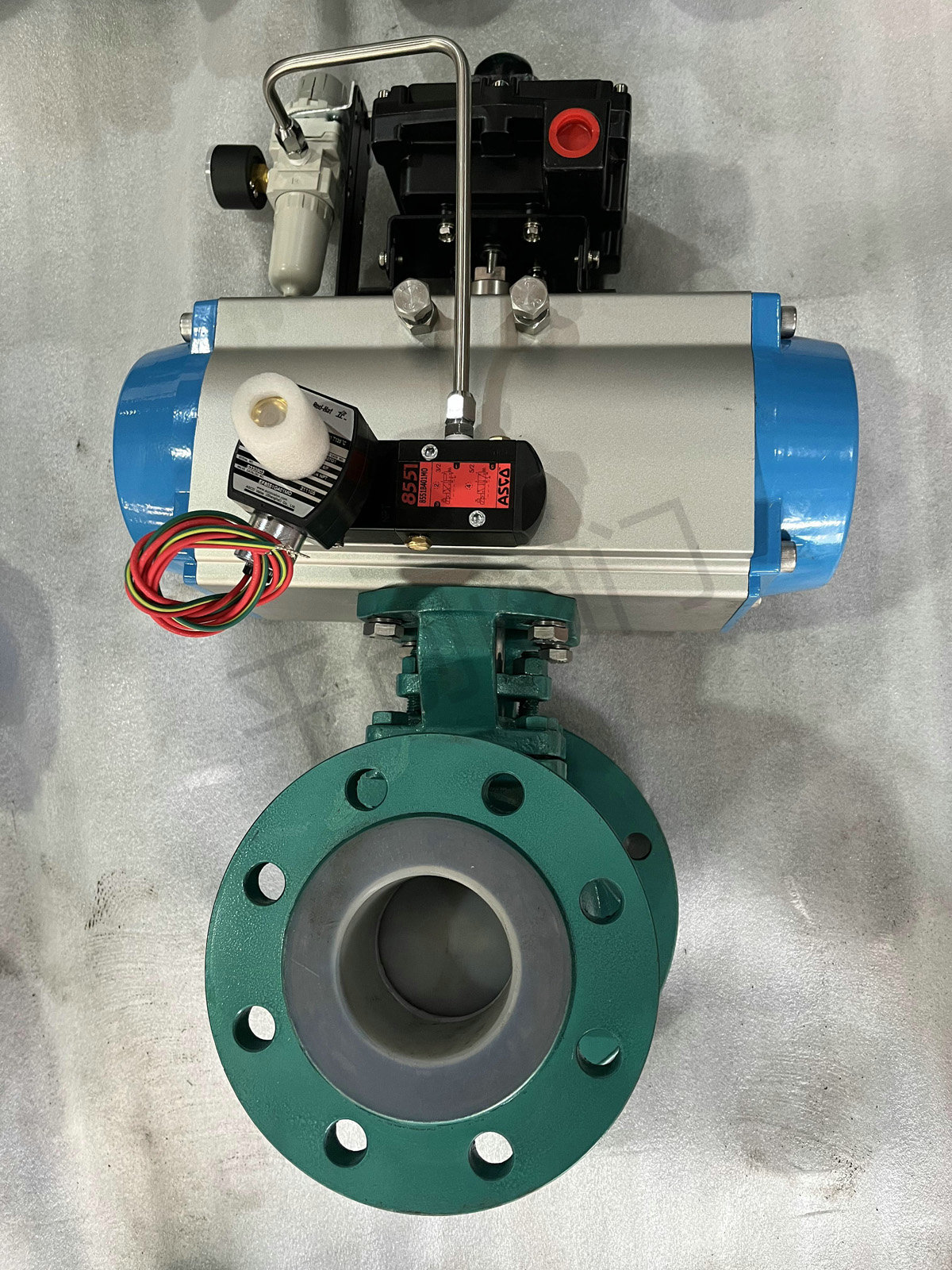 气动衬氟保温球阀66