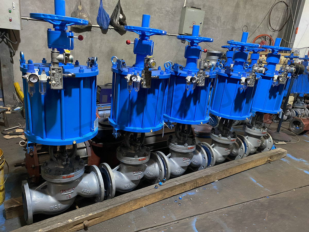 气动带手动截止阀2