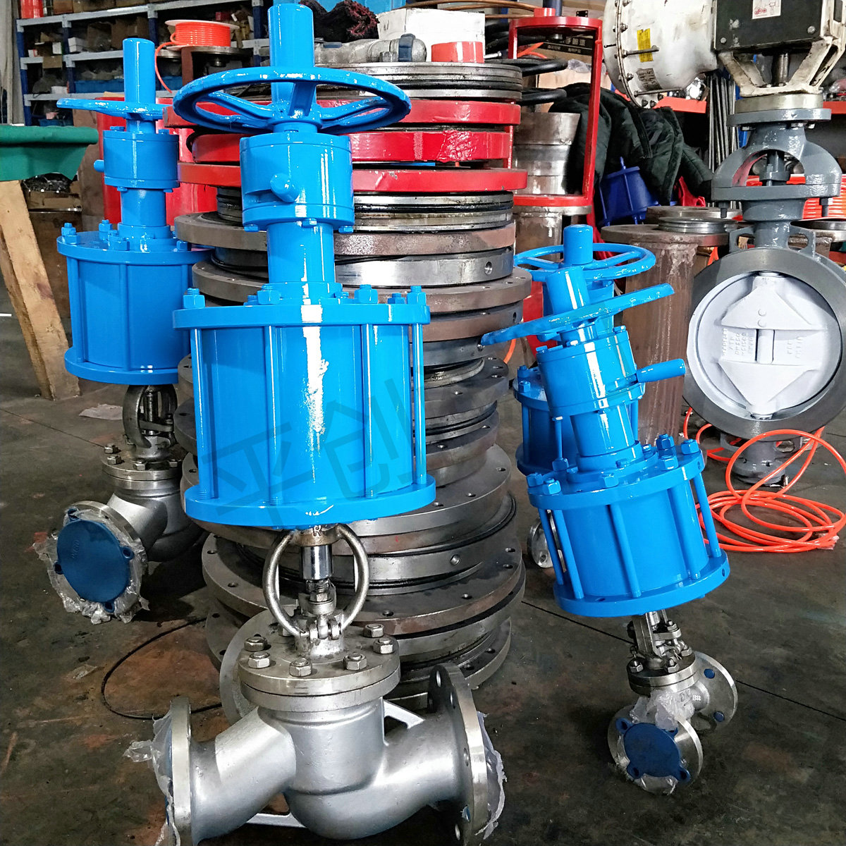 气动带手动截止阀