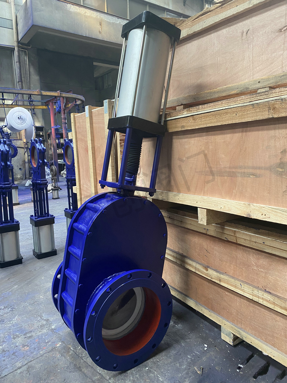 气动陶瓷双闸板阀3